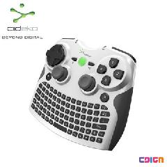 CIDEKO无线键盘滑鼠游戏摇杆结合专属游戏机【银白】